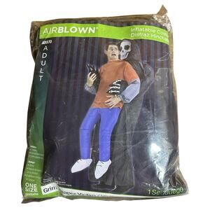 Airblown Inflatable Grim Reaper Victim Adult Halloween Costume One Size